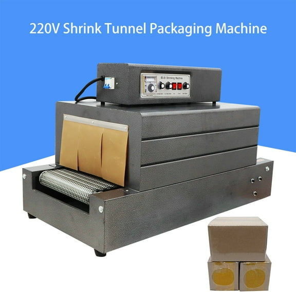 Network Transmission Tunnel Packaging Tableware Heat Shrinkable Film Sealing Machine Automatic PVC/POF 220V 5.5KW