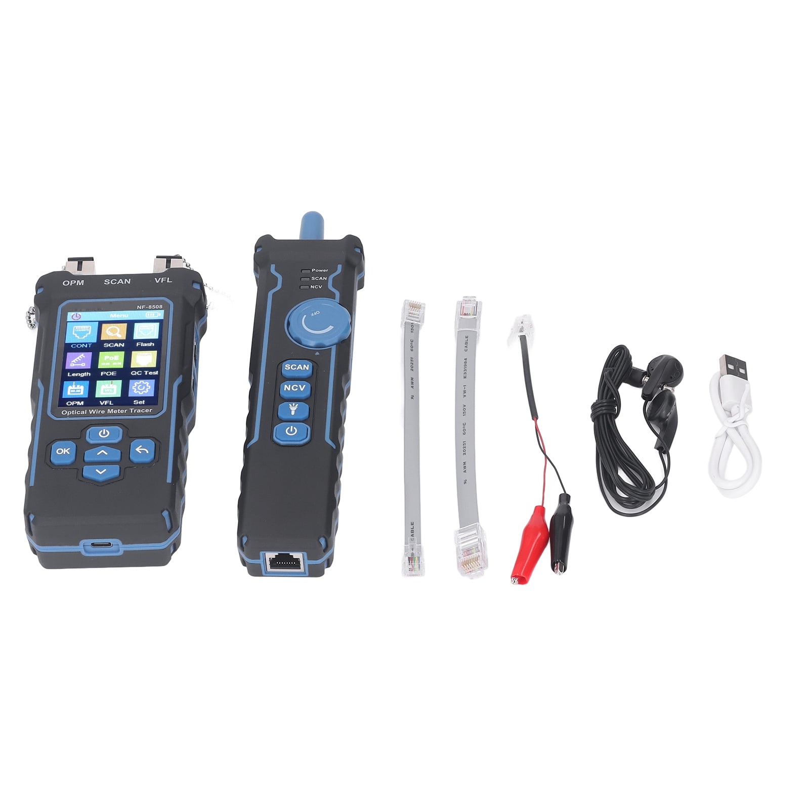 Network Wire Finder Optical Wire Meter Tracer Digital Fiber Optic