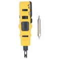 Network Wire Punch Down Tool with 88 & 110 Blades, CAT5 CAT6 CAT7 Stripper, Impact Tool with
