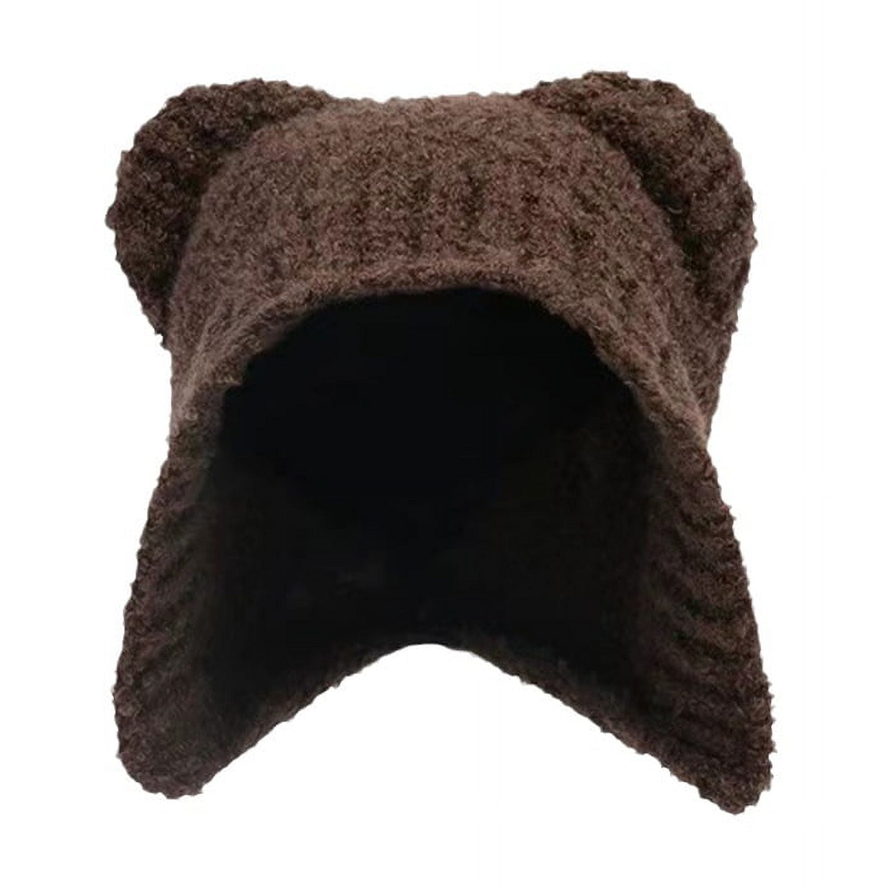 Network red man explosion models bear ears plush hat fall and winter