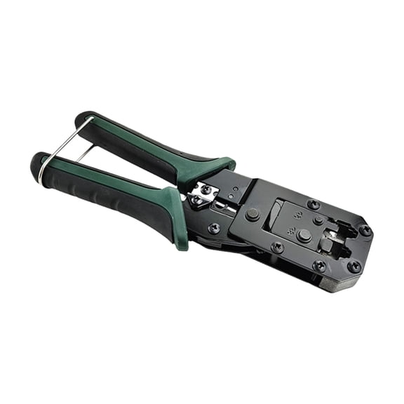 Networking Cable Crimper For RJ45 RJ11 Connectors Features Integrated Stripper Cutter Crimper Steel PVC Materials Coatin