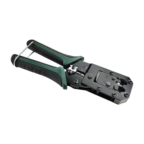Networking Cable Crimper For RJ45 RJ11 Connectors Features Integrated Stripper Cutter Crimper Steel PVC Materials Coating
