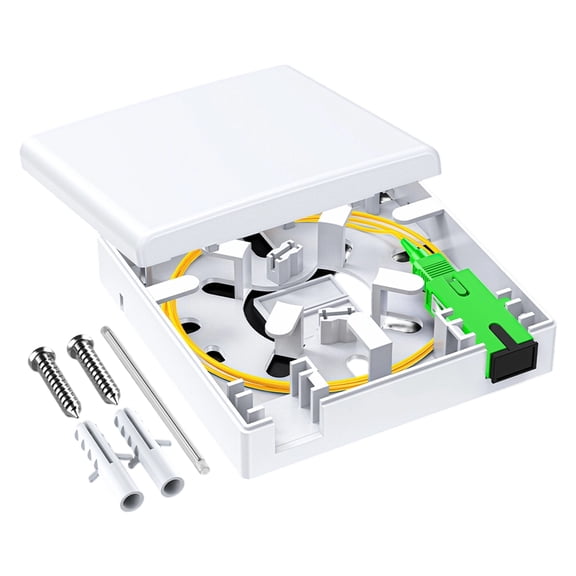 Networking Fiber Opt Wall Panel Plate for Heat Dissipation Supporting 86 Type Standard Fiber Opt Patches Box