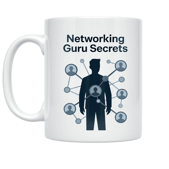 Networking Guru Secrets Design - Networking Enthusiast - 11 oz Ceramic Coffee Mug