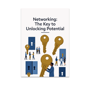 Networking: The Key to Unlocking Potential - Corporate Audience - 13x19 Poster Print