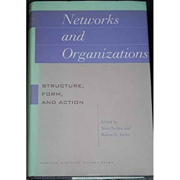 Pre-Owned Networks and Organizations: Structure, Form, and Action (Hardcover) 0875843247 9780875843247