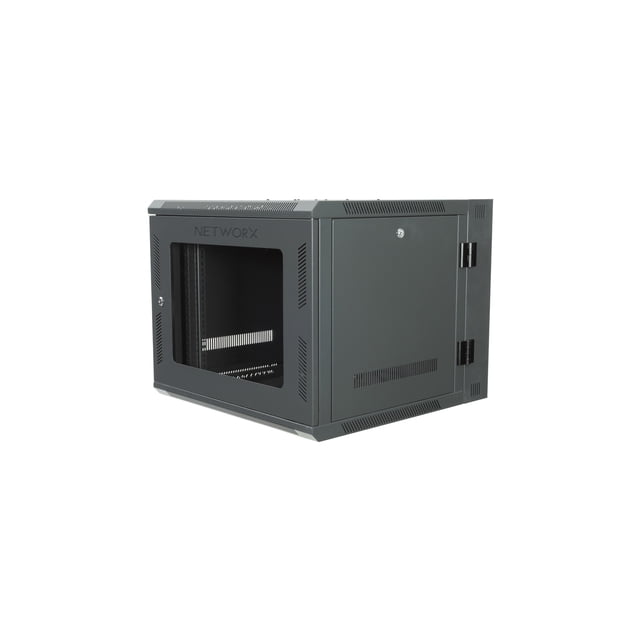 Networx 9U Swing-Out Wall Mount Cabinet - 501 Series, 24