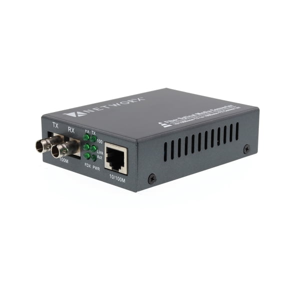 Fiber Media Converter - 100Base-FX, ST Singlemode, 20km, 1310nm
