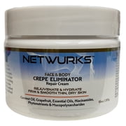 Netwurks Crepe Eliminator Repair Cream Rejuvenate & Hydrate for Face & Body, 10 oz