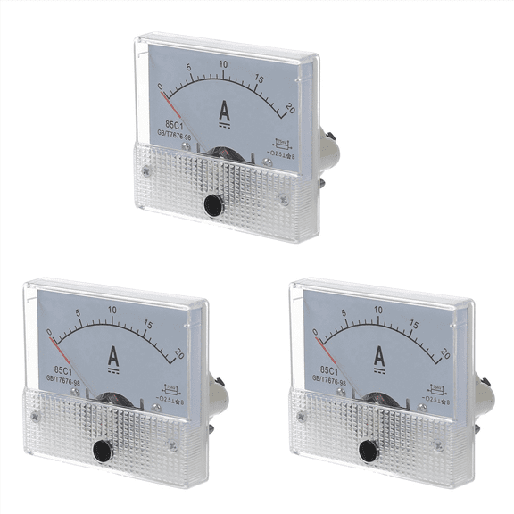 Neu 20A Analog Ampere Panelmeter Strom Ampere