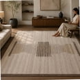 Pattern Rug Beiege Neu Looms Hand Tufted Wool Silk Area Rug, Geometric Design, Beige Brown ...