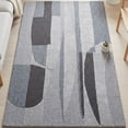Gray Mesh Pattern Area Rug Neu Looms Hand Tufted Wool Silk Area Rug, Geometric Design, Gray ...
