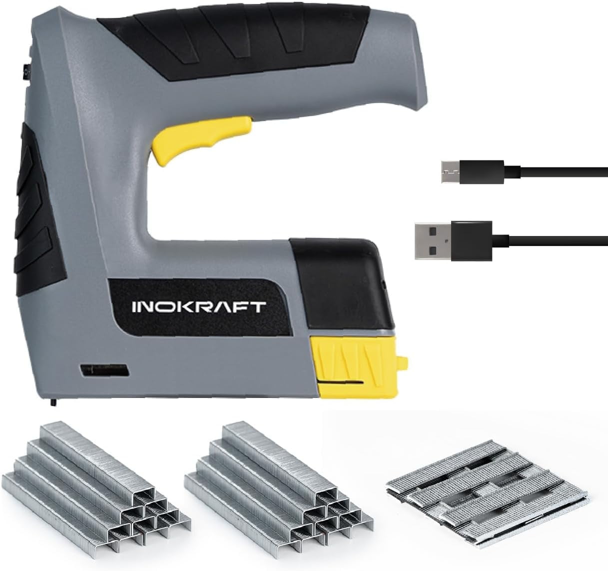 InoKraft 2-IN-1 Cordless Staple Gun