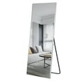 thumbnail image 1 of 22" x 65" Modern Full Length Mirror Floor Standing Mirror for Living Room, Gray, 1 of 8