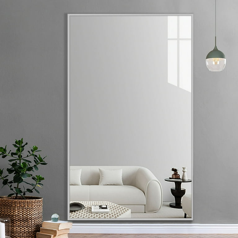 Free Shipping! MAYEERTY 36x59 in Silver Full Length HD