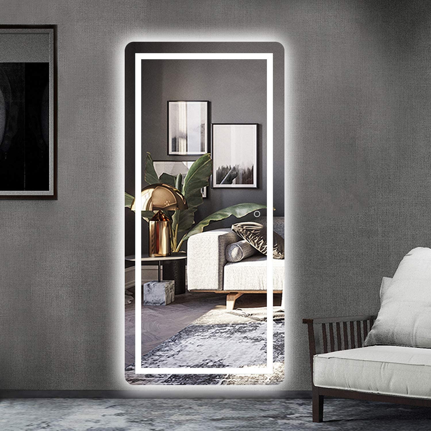 47" x 22" Full Length Wall Mirror - Walmart.com