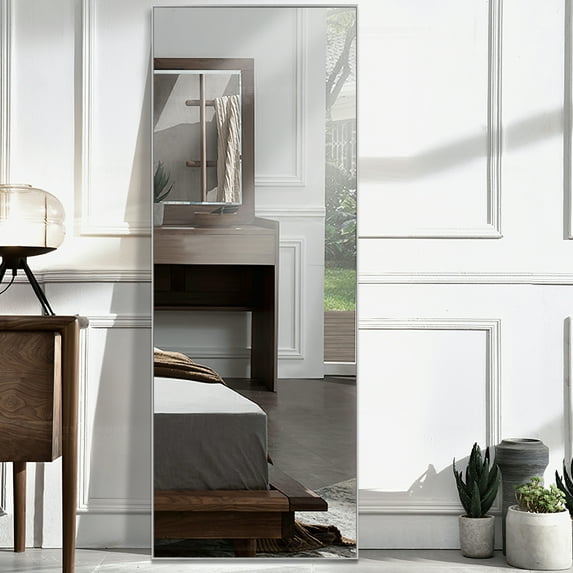 71"x24" Silver Modern Full Length Mirror
