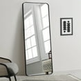 thumbnail image 1 of Full Length Mirror Floor Rectangle Black 64"x22", 1 of 5