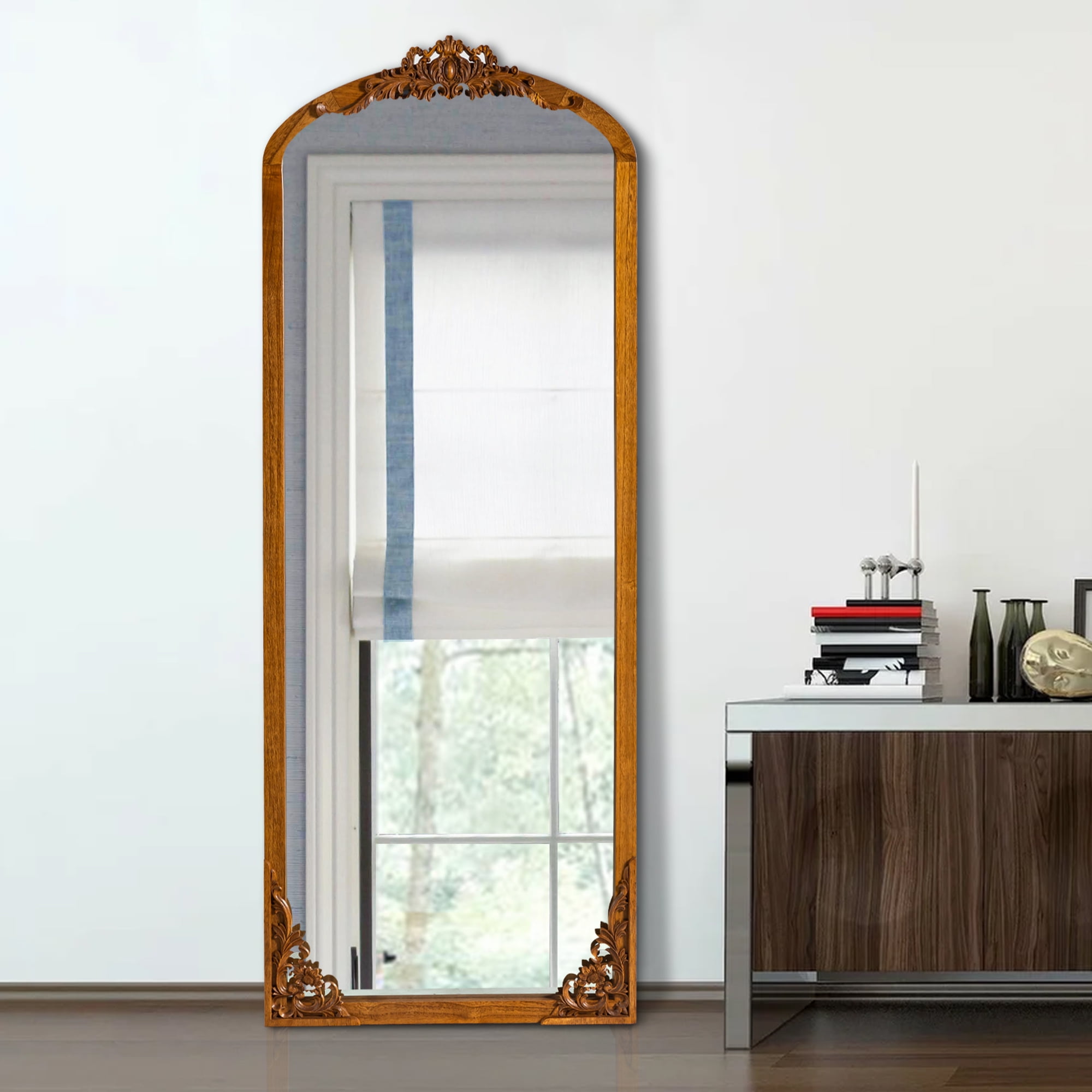 Arch Mirror Full-Length Mirror Vintage Decorative Mirror,64 Arch Mirror Full-Length Mirror Vintage Decorative Mirror,64