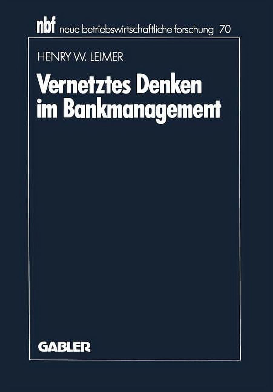 Neue Betriebswirtschaftliche Forschung (Nbf): Vernetztes Denken Im ...