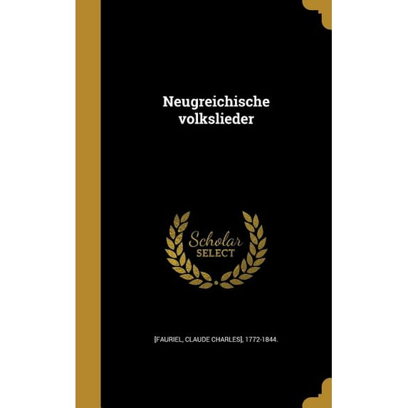 Neugreichische volkslieder (Hardcover)