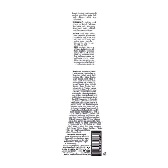 Neuma - neuVolume Shampoo - Fullness 10.1 fl oz