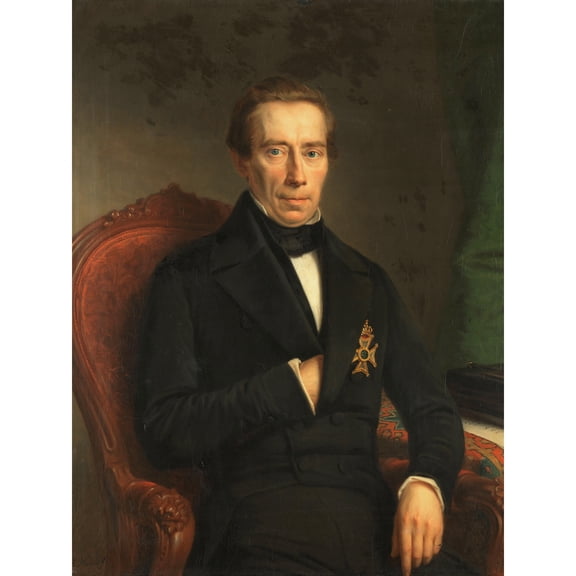 Neuman Portrait Johan Rudolph Thorbecke Extra Large XL Wall Art Poster Print
