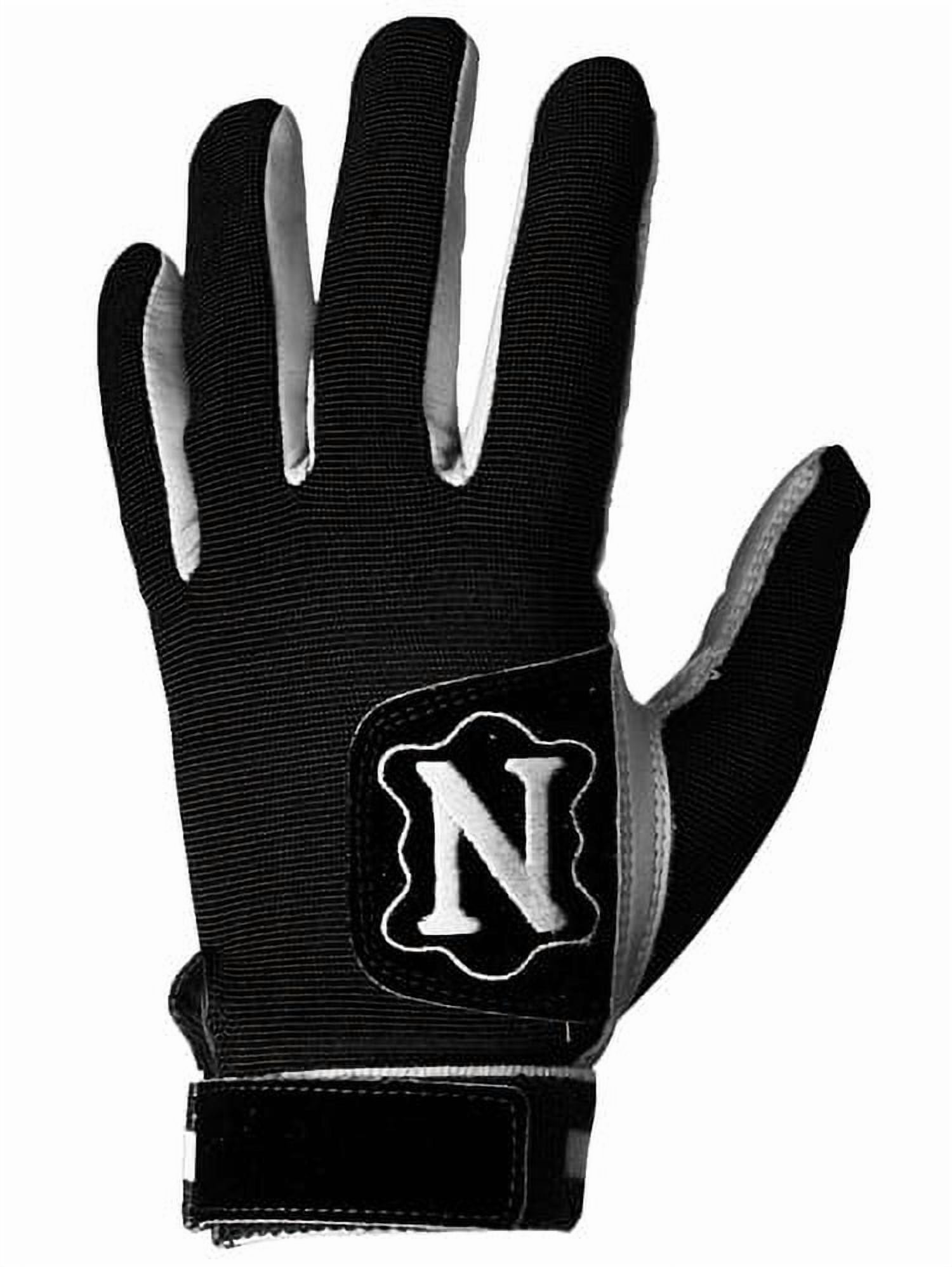 Neumann Tackified Receiver Football Gloves, (Black X-Large)