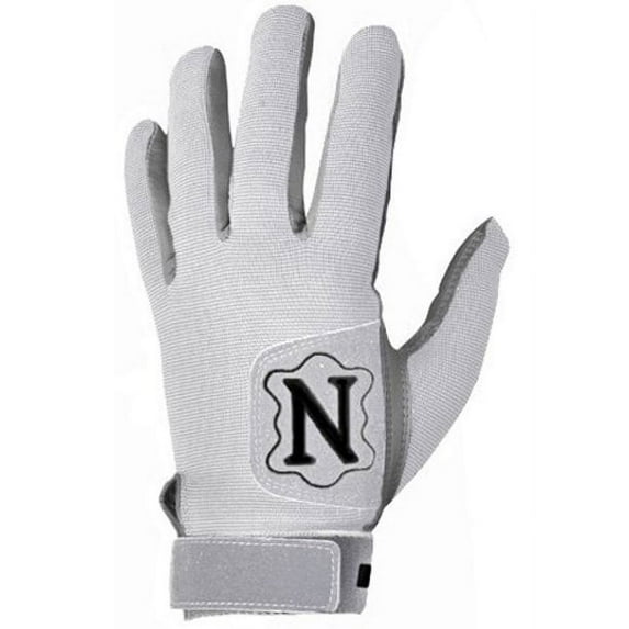 Neumann Tackified Receiver Football Gloves, (White Small)