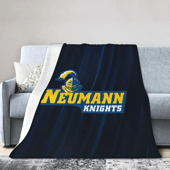 Neumann- University Fleece Blanket, Very Soft Microfiber Flannel Blanket for Couch Warm and Cozy for All Seasons