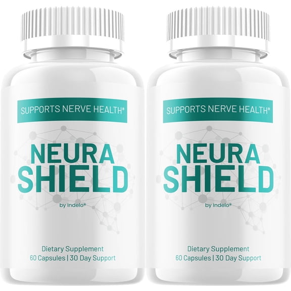 Neura Shield Capsules – Advanced Formula Supplement Natural Ingredients Glycogen Support, 2 Pack, 120 Capsules