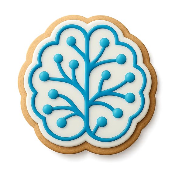 Neural Brain Cookie Cutter & Stamp - 4x4" Creative Baking Design