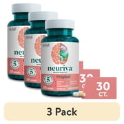 Neuriva Original Brain Health Supplement 30 count, Brain Support With Clinically Tested Natural Ingredients Coffee Cherry & Plant Sourced Phosphatidylserine, 3 Pack