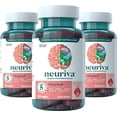 thumbnail image 1 of Neuriva Original Brain Health Support Strawberry Gummies (50 count), Brain Support With Phosphatidylserine & Decaffeinated, Clinically Tested Coffee Cherry, 3 Pack, 1 of 7