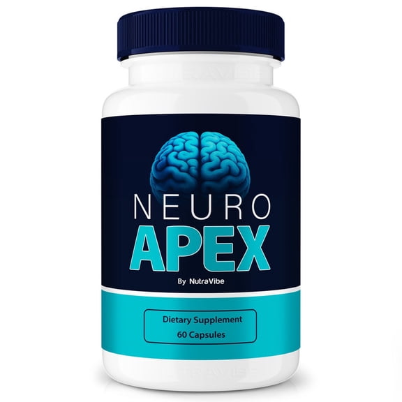 Neuro Apex Pills Daily Formula with a Natural Blend to Help Maintain Focus, Memory & Concentration | Clean, Gentle, Easy-to-Swallow Capsules for Everyday Sharpness (60 Capsules)