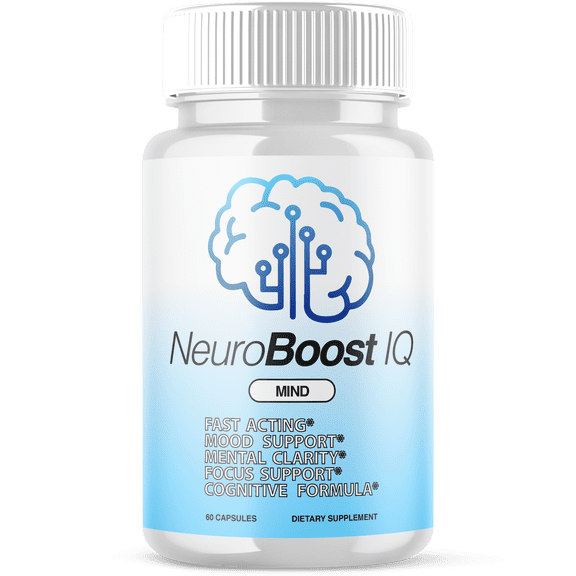 Neuro Boost IQ Advanced Formula Brain Support Pills Maximum Strength Supplement NeuroBoost IQ 60 Capsules