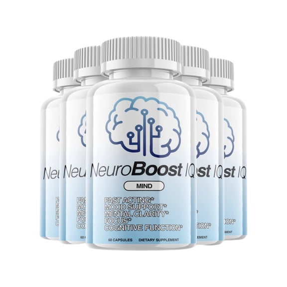 Neuro Boost IQ Brain Pills, Mind Supplement, 300 Capsules