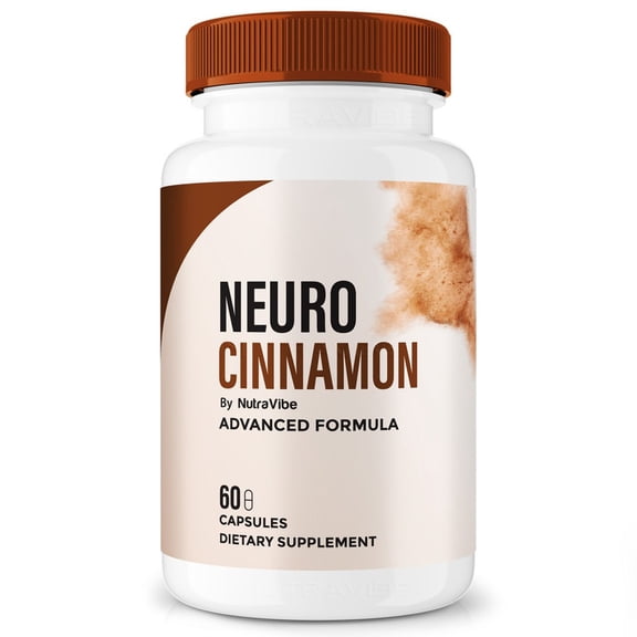 Neuro Cinnamon Pills – Daily Formula with a Natural Blend to Help Maintain Focus, Memory & Concentration | Clean, Gentle, Easy-to-Swallow Capsules for Everyday Sharpness (60 Capsules)