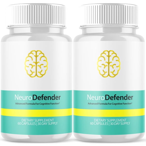 Neuro Defender Advanced Formula Brain Support Pills Maximum Strength Supplement NeuroDefender 120 Capsules