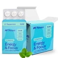 thumbnail image 1 of Neuro Energy & Focus Peppermint Gum 6 Pack - 40mg Natural Caffeine Gum & Nootropic Energy Supplement with L-Theanine & B Vitamins - Sugar Free, Vegan (54ct), 1 of 8