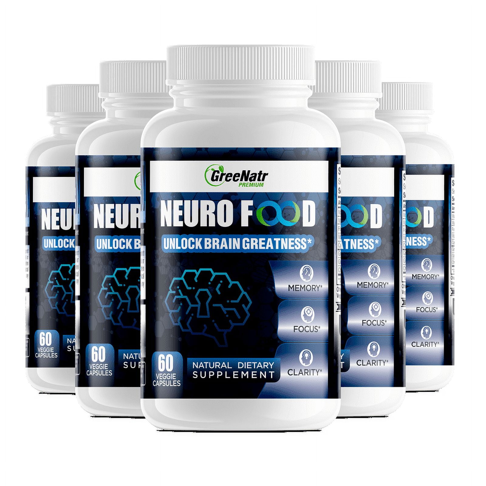 Neurugo Neuro Food | Brain Supplement to Enhance Memory, Energy, Focus and ...