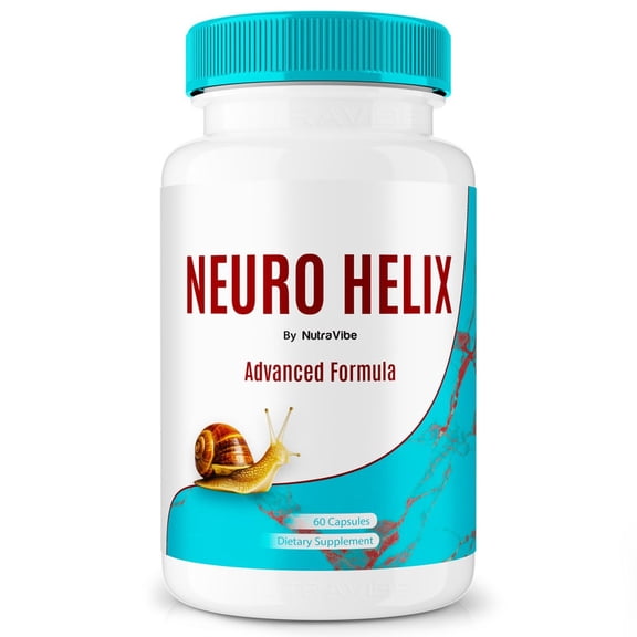 Neuro Helix – Natural Daily Support Blend for Nerves, Memory & Focus | NeuroHelix Easy-to-Take Capsules (60 Capsules)