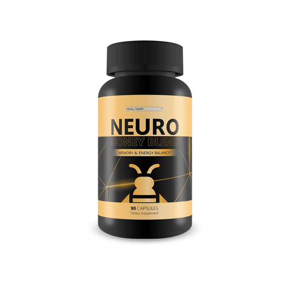 Neuro Honey Blend - Our Best Honey Based Memory Supplement For Men & Women - Vitamin D & Magnesium Brain Supplements For Memory And Focus - Mental Focus Supplement - Dynamic Brain Booster Supplement