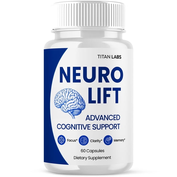 Neuro Lift Advanced Brain Support Pills Formula Supplement NeuroLift Capsules (1 Pack)