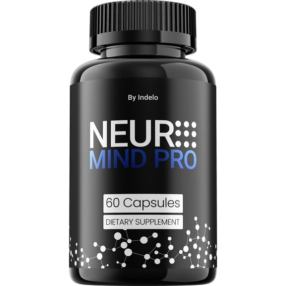 Neuro Mind Pro Capsules NeuroMind Pro Natural Blend Memory Focus Support Supplement, 1 Pack, 60 Capsules