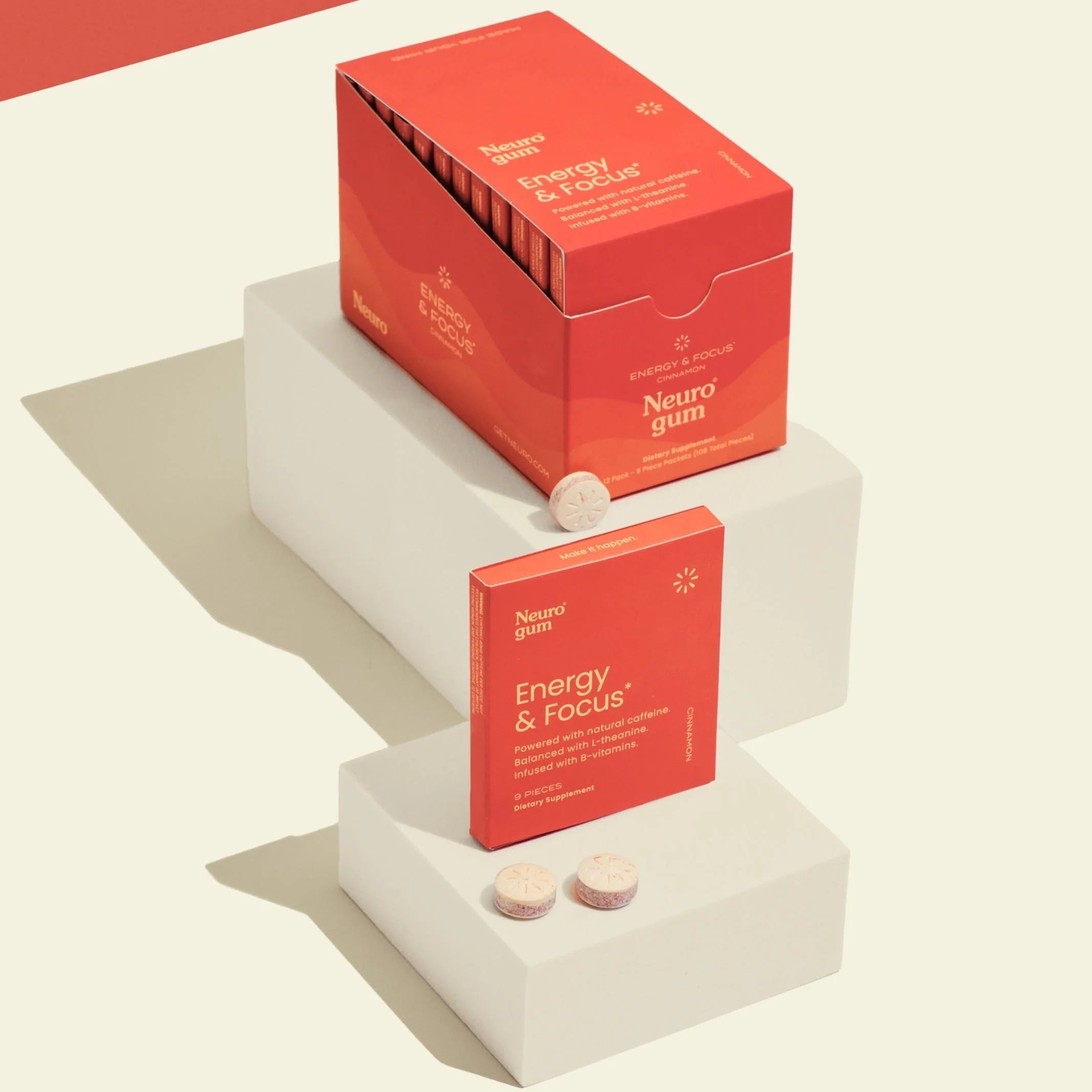 Neuro Mints Cinnamon to boost Energy and Focus with Caffeine L Theanine