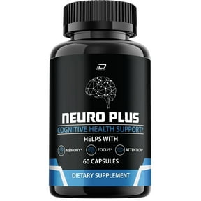 Neuro Plus Brain Supplement - NeuroPlus for Memory, Focus, Attention Formula, 60 Capsules
