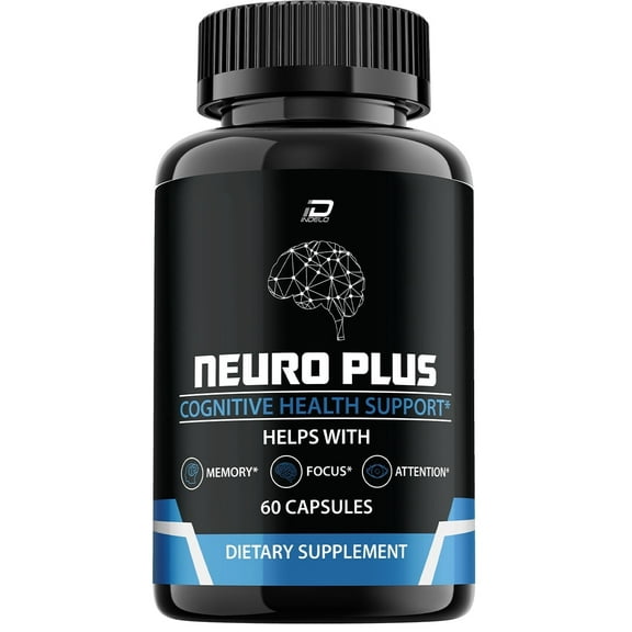 Neuro Plus Brain Supplement - NeuroPlus for Memory, Focus, Attention Formula, 60 Capsules