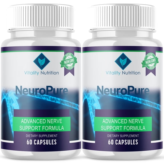 Neuro Pure Advanced Formula Brain Support Pills Maximum Strength Supplement NeuroPure 120 Capsules