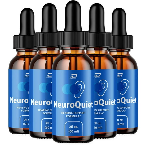 Neuro Quiet Healthy Ear Support Supplement – NeuroQuiet Capsules Ear Ringing Relief, Quiet Neuro for Hearing Support, 5 Pack, 5 Month Supply